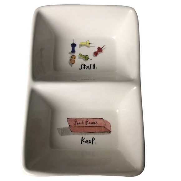 Rae Dunn desk organizer for erasers pushpins or what ever you like NWT - Picture 1 of 2